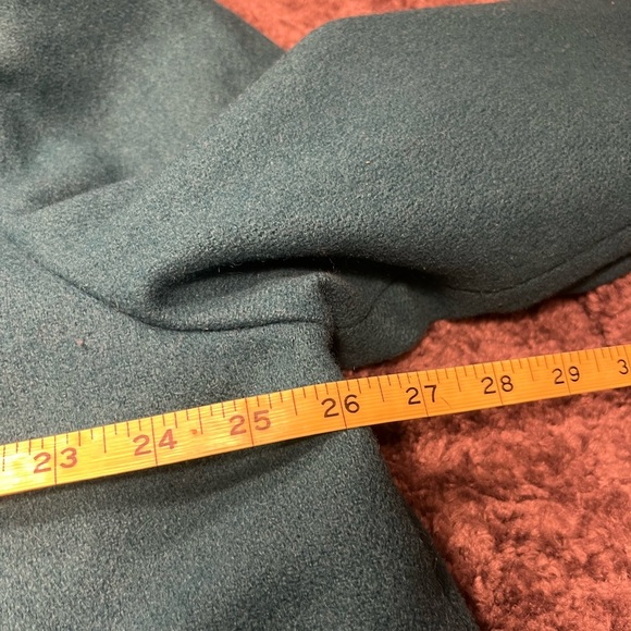 Elegant Teal Women's Coat - Picture 5 of 12